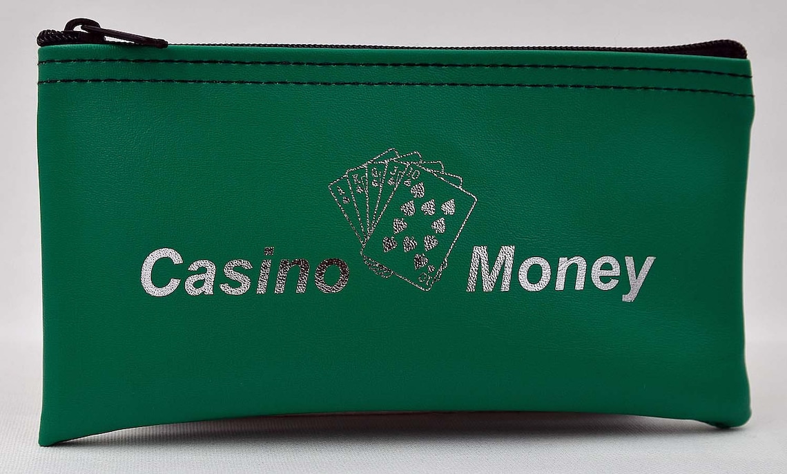 Casino Money Bag Poker Player Cash Purse Cash Wallet Poker Etsy