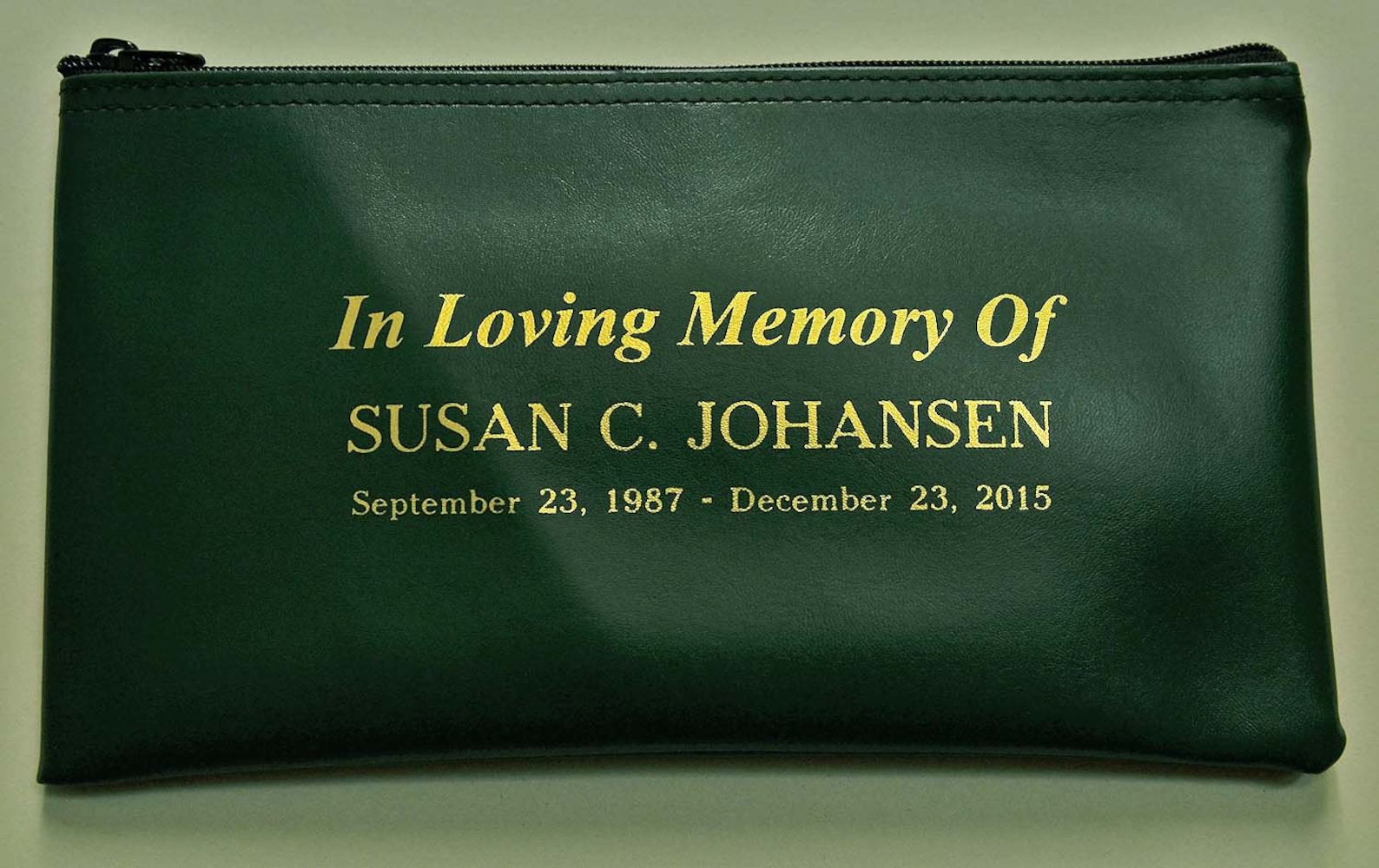 In Loving Memory of Bag Tribute Pouch Memorial Purse Etsy