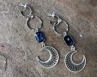 Celestial Crescent Earrings
