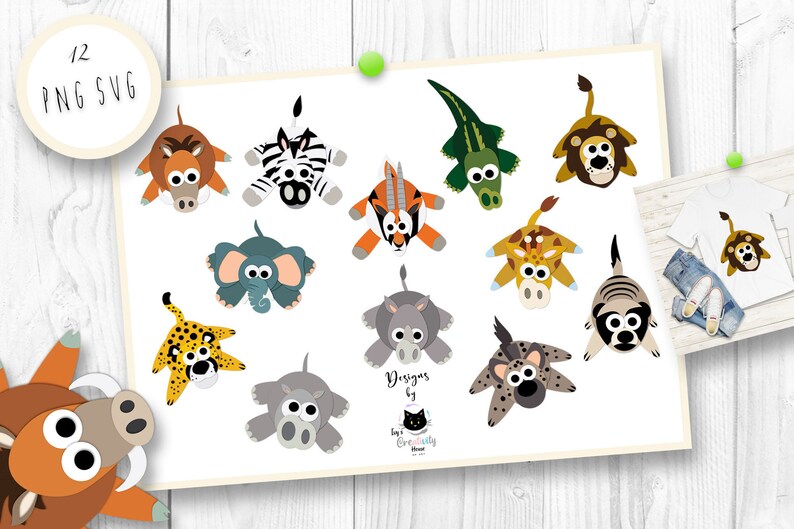 Download Safari Animals Svg Animal Svg Bundle Safari Animals Clipart Lion Svg Animal Sublimation Designs African Animals Svg Safari Animals Png Clip Art Art Collectibles Kromasol Com