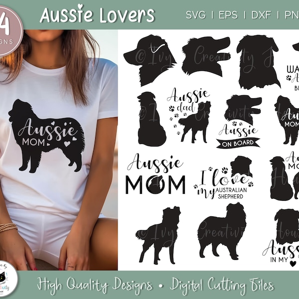 dog silhouette svg, dog breed svg, dog mom svg, dog breed clipart, dog svg bundle, aussie mom, dog svg files, dog svg cut file