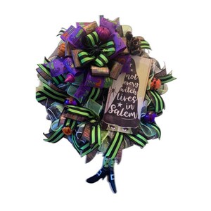 Halloween Witch Wreath, Witch Door Wreath, Witch Wreath, Halloween Decor, Home Decor, House Gift, Wall Decor, Witch Decor