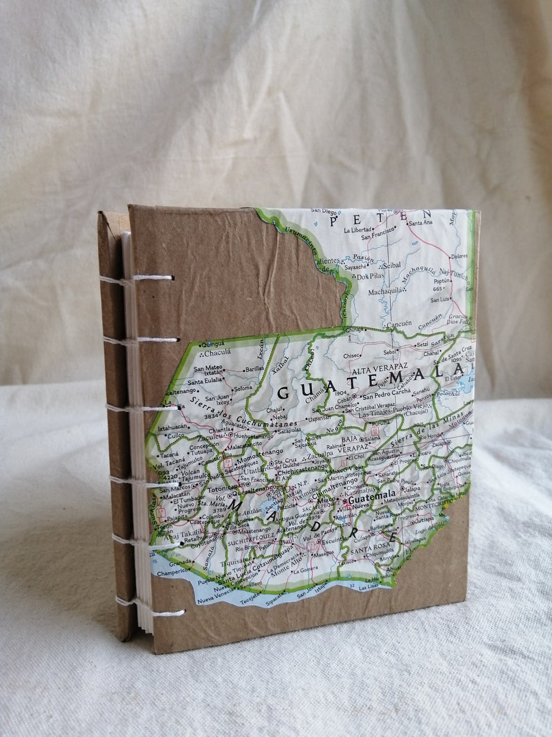 Custom Made to Order Map Travel Journal Notebook, Small image 9