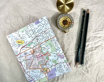 Rochester New York Travel Journal - Handmade East Rochester Journal - Handmade Travel Journal - Recycled Junk Journal