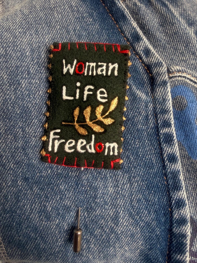 Freedom Pin Woman Life Freedom Pin - Etsy