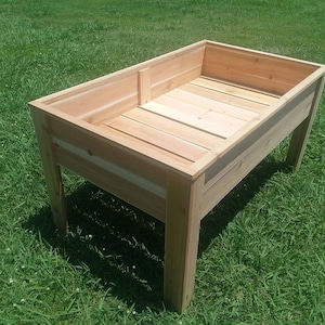 Cedar Raised Garden Box Kit 48x30x33