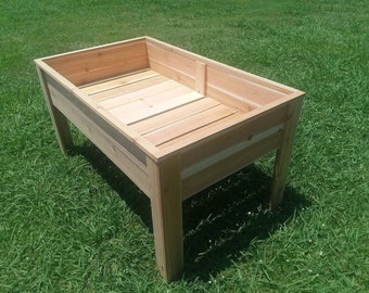 Raised Cedar Planter Digital Build Plan 60"x30"x32" Download-only No Physical Item Sent