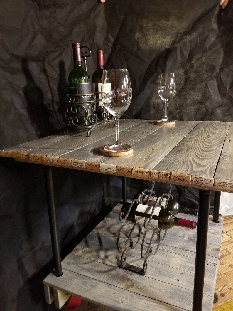 Rustic Pub Table Etsy
