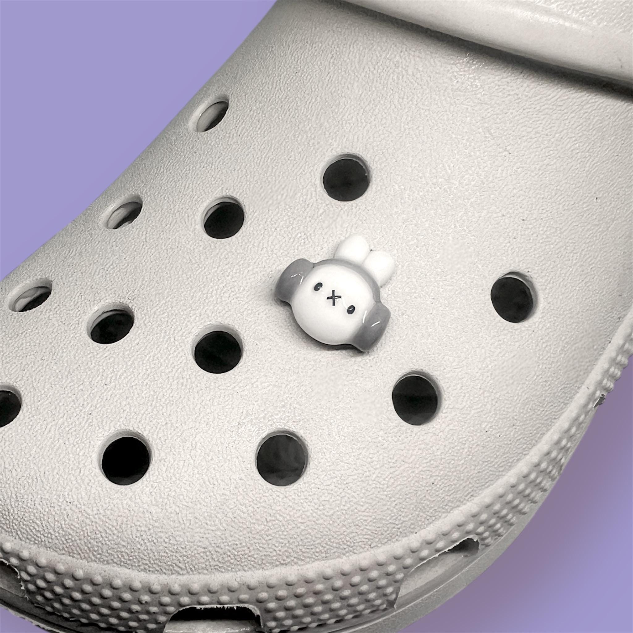 Headphone Miffy Handmade Shoe Charm Accessory for Croc Shoes - Etsy