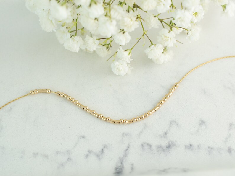 Exhale the Bullshit Morse Code Necklace, Anxiety Help, Stress Relief Quote, Mental Health Awareness, Zen Mantra, Self Care, Fuck Anxiety image 3