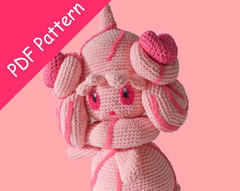 PDF Alcremie 2.0 new with more decorations pdf pattern crochet!