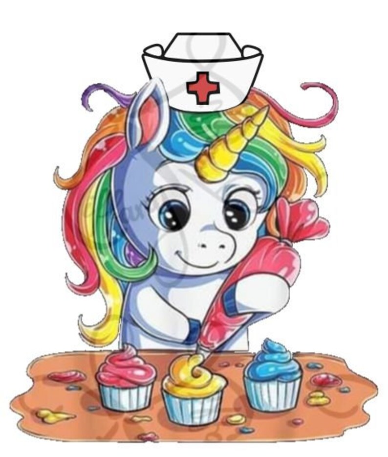 Download Nurse Shut The Fucupcakes Unicorn PNG pdf SVG dxf Image | Etsy