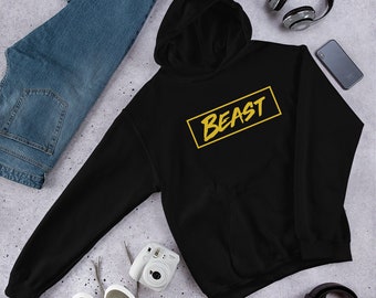 gold mr beast hoodie