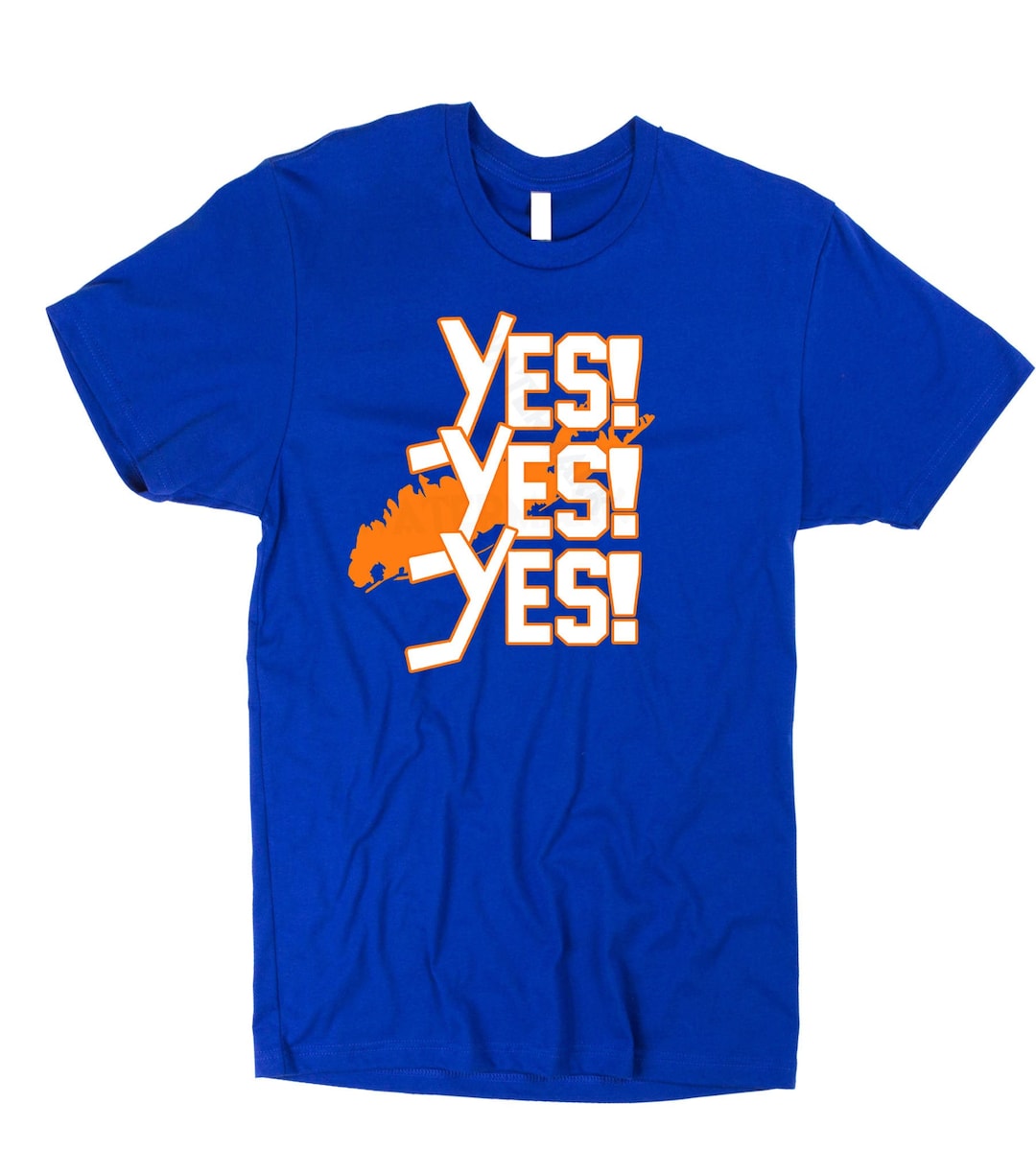 Yes Yes Yes Goal Chant Long Island New York Playoffs Hockey Etsy