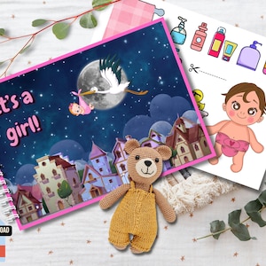 DIY-Projekt: „Es ist ein Mädchen“ (Papierpuppenbuch)