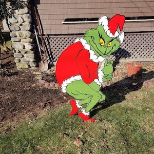 Grinch Stole Christmas*grinch only* Yard Wood Decor