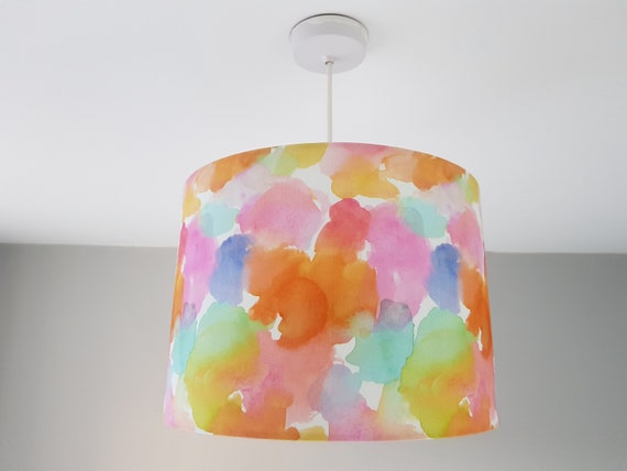 1of 6 Attractive Vintage//Retro Light Lamp Ceiling Fitting Oil Lamp Shade Yellow