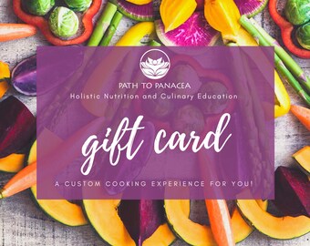 Customized Cooking Class Experience!