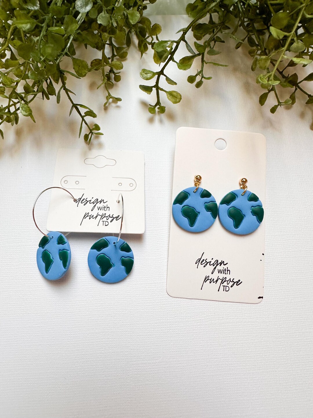 EARTH PAVE WING EARRINGS main image 1