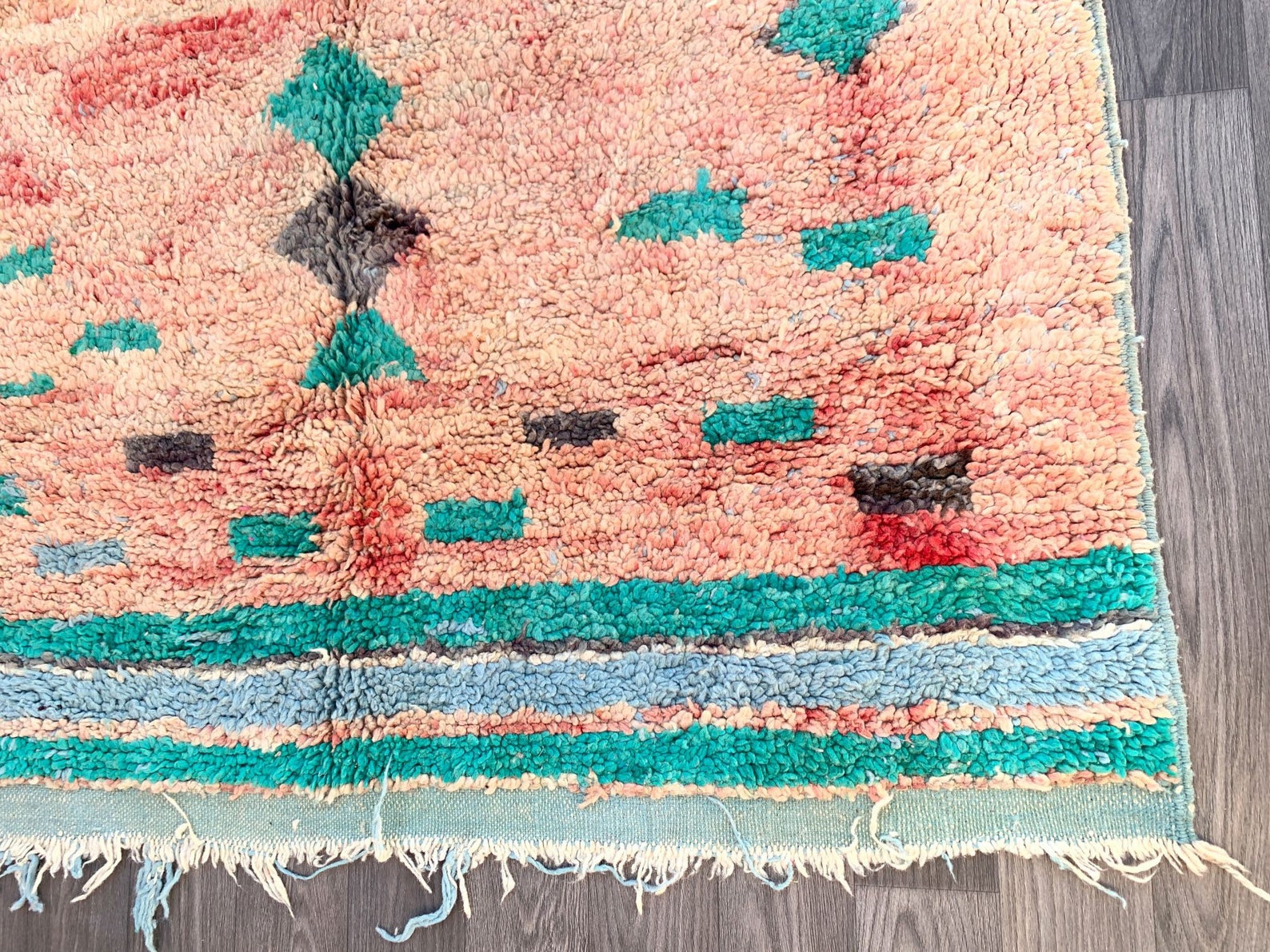 Vintage Moroccan Rug 5x8 Rug Wool Rug Lovely Moroccan Rug Etsy