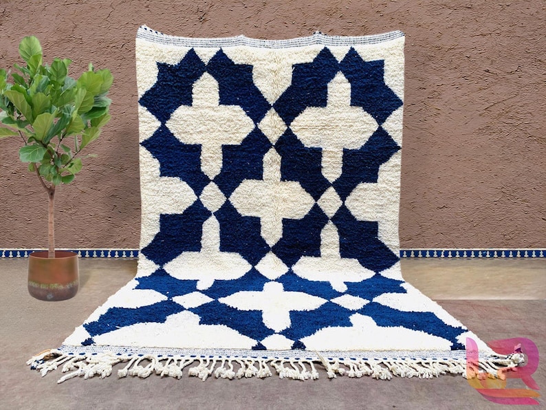 Beni ourain rug custom orders, All sizes Moroccan wool rug, Authentic Soft carpet image 1