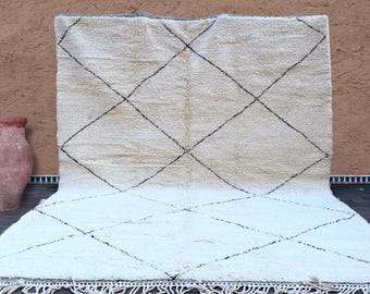 10x13 ft A Lovely Moroccan Rug, Custom Moroccan Beni ourain, Bohemian Rugs, Moroccan rug, Rug Wool Vintage, rug, Moroccan carpets Berber.