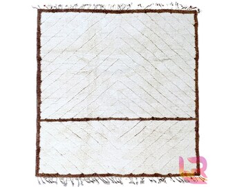 Beni ourain Custom Moroccan rug - Berber Beni ourain rug - Wool area rug - Handmade rug - Moroccan area rug - Morocco rug