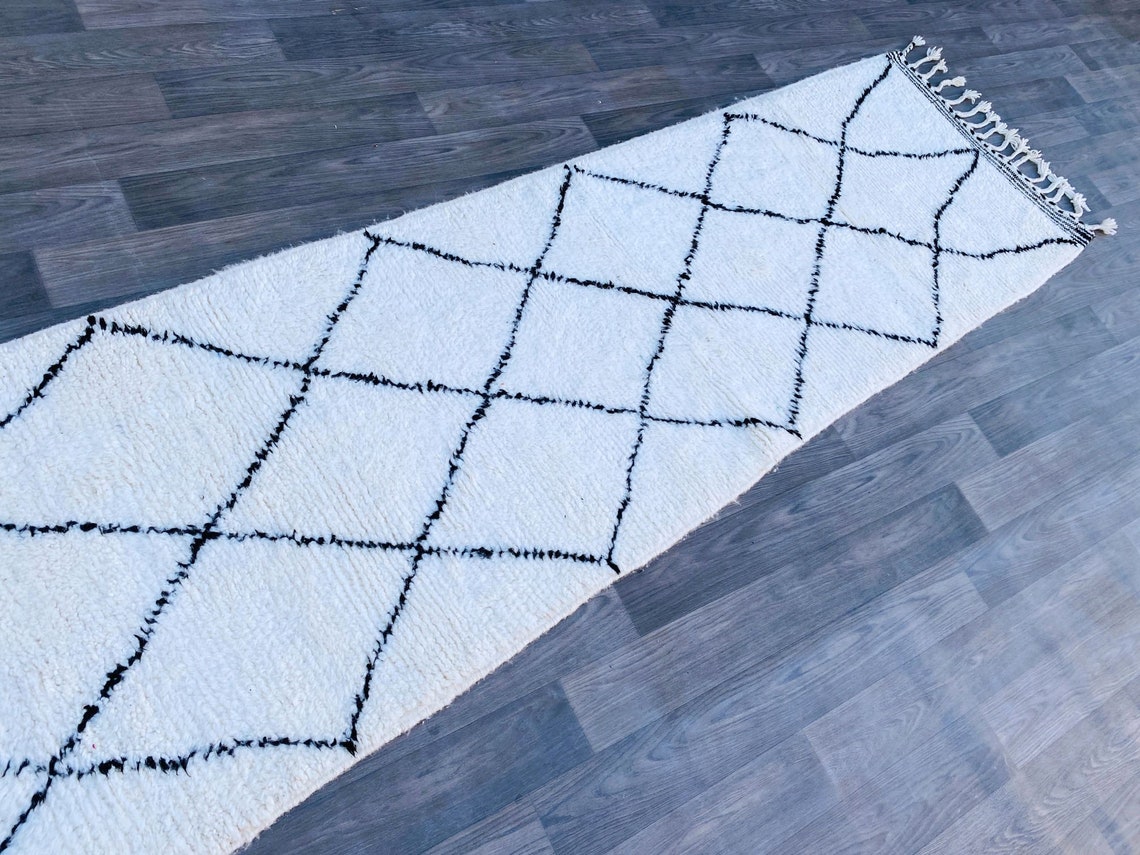 Long Moroccan Runner Rug 2x10 Hallway Runner Moroccan Beni Etsy