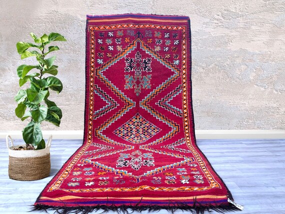 Grand Tapis Marocain Boujaad - Laine - Coloré - 8x10 Ft - Neuf - The Modern Rug 2000