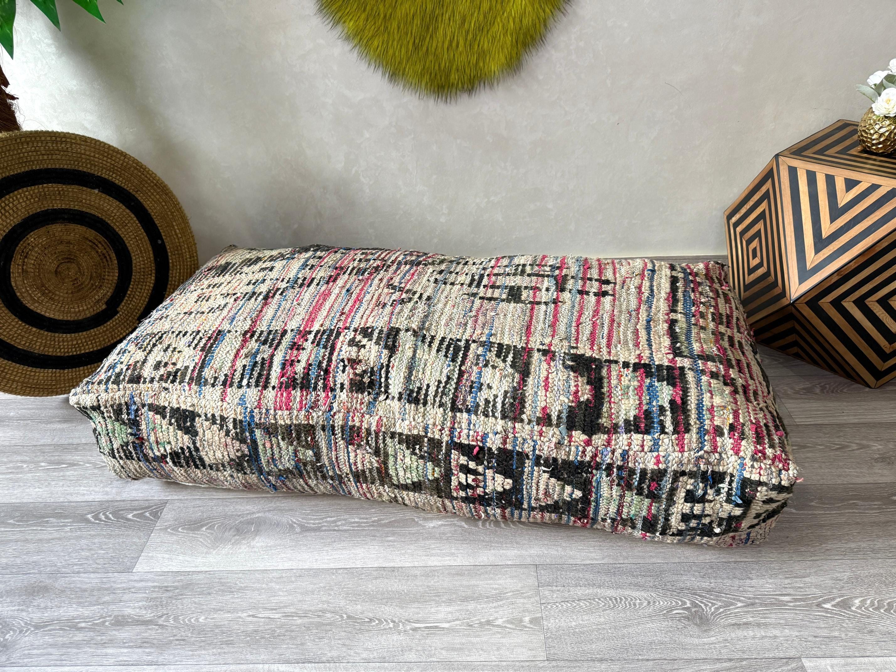 モロッコ　ヴィンテージプフ モロッコヴィンテージプフ オットマン クッション