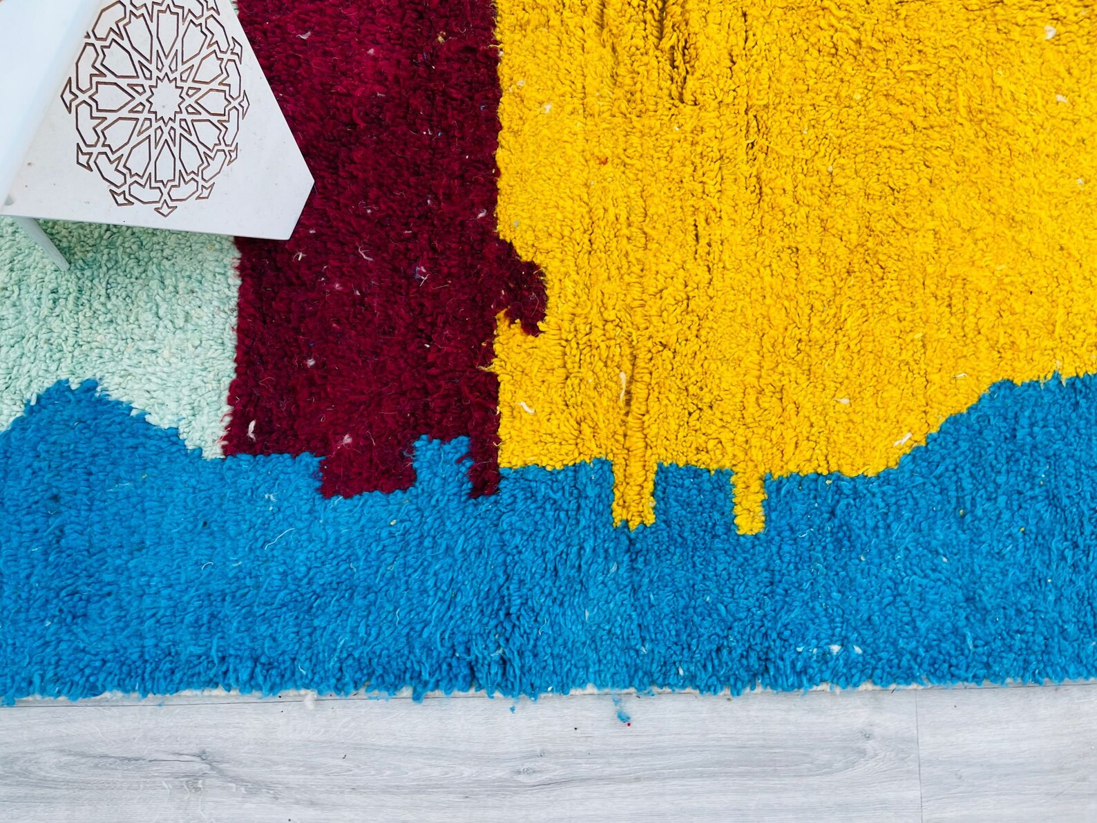 Berber Moroccan Rug 5X8 Moroccan Green Rug Beni Ourain Rugs Etsy