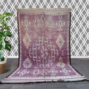 Lovely Moroccan Boujad Rug 6x10 Moroccan Woolen Rug - Handmade Berber Rug - Gorgeous Berber carpet - Oriental Moroccan Rug - Boujad Rug