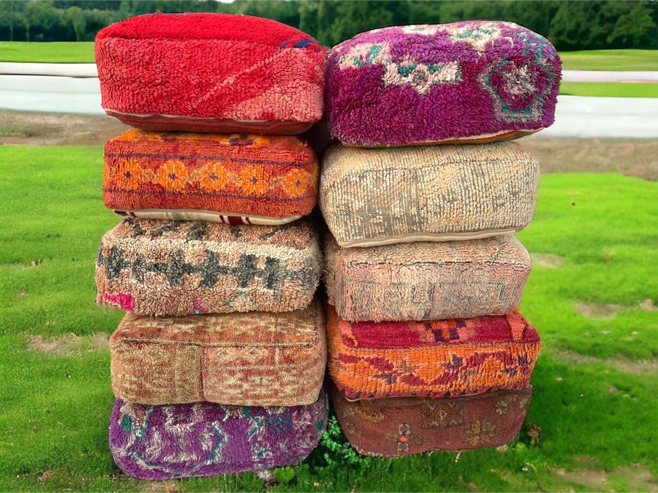 Vintage Square Floor Cushion - Etsy