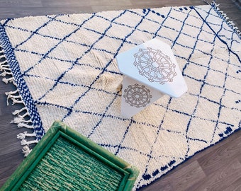 【モロッコハンベル絨毯】パープル模様　直輸入 楽天市場】モロッコ Morocco オールドカーペット・エリアラグ298