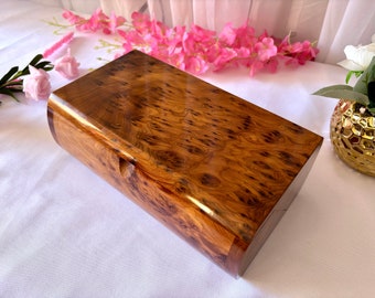 イタリア ジュエリーボックス ブライヤーウッド ハンドメイド コンパートメント】「Jewelry Case コンパートメントタイプ」木の