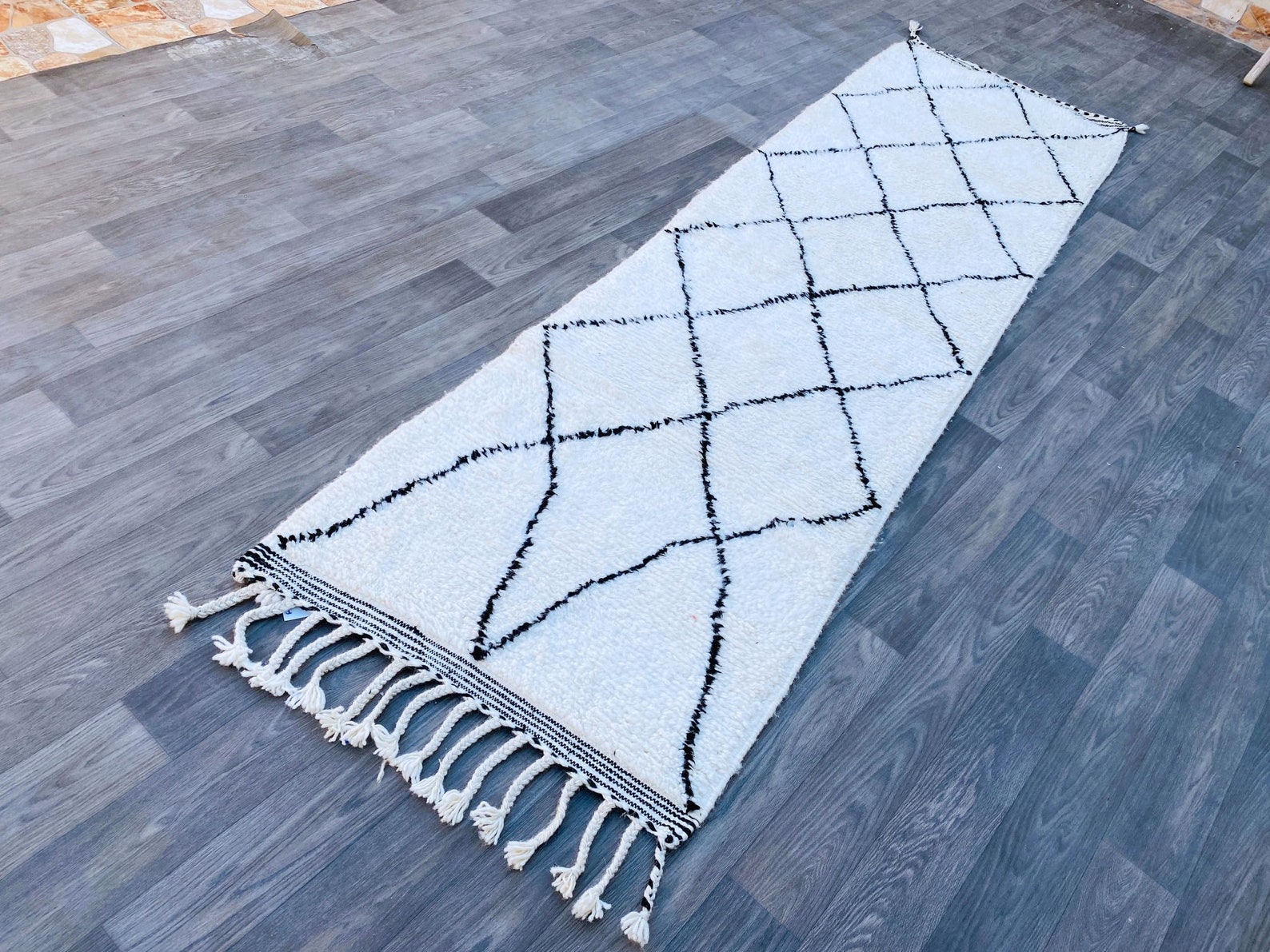 Long Moroccan Runner Rug 2x10 Hallway Runner Moroccan Beni Etsy UK