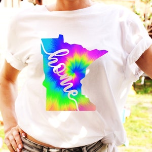 Minnesota Shirt, Minnesota Tie Dye T-Shirt, Minnesota Home, Minnesota Crewneck, Minnesota Geschenkidee, Minnesota Tshirt, Minnesota Tee