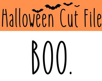 Boo svg, Halloween Decor svg, Halloween SVG, Halloween Png, Halloween Sign SVG, Instant Download, Halloween Cut File for Cricut, Ghost Svg