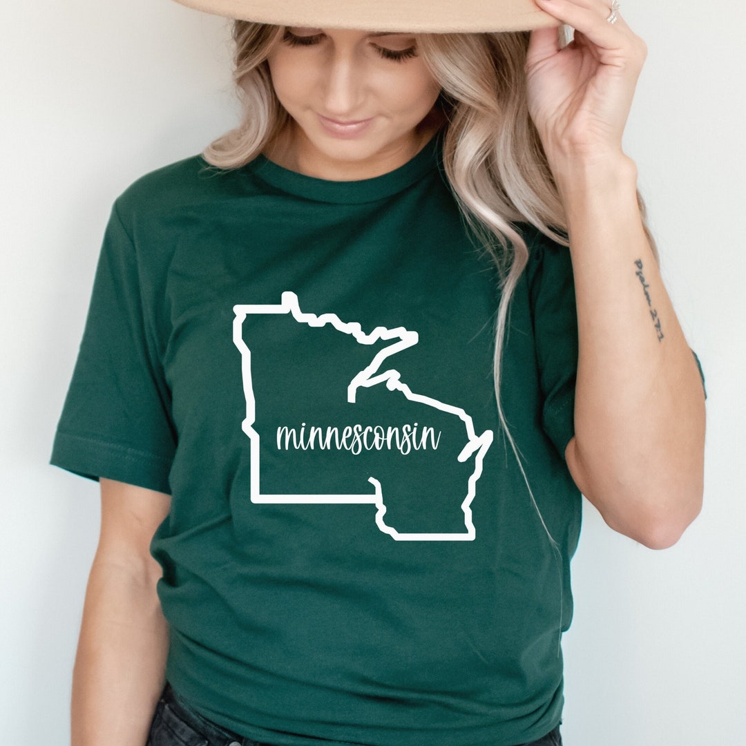 Minnesota and Wisconsin Shirt, Minnesconsin Shirt, Minnesota Shirt, Midwest  Shirt, Wisconsin Shirt, Minnesota Clothing, Wisconsin Crewneck T - Etsy  Australia