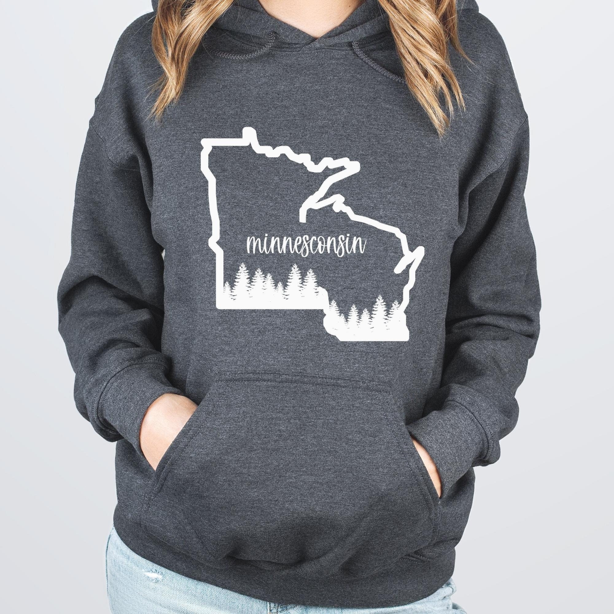 Minnesconsin Hoodie Minnesota Hoodie Wisconsin Hoodie - Etsy Denmark
