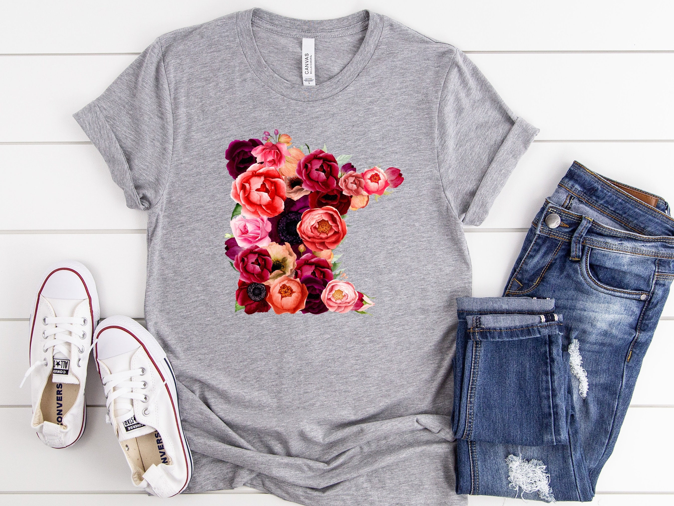 Mint Bloom Printed Shirt