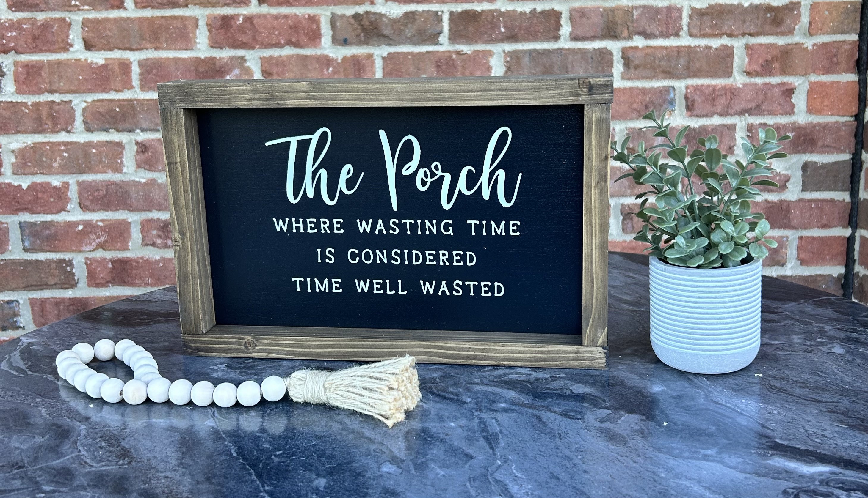 The Porch Wood Sign-Porch Sign-Porch Decor-Welcome Sign-New Home-Housewarming Gift-Home Decor-Summer-Mothers Day-Grandpa-Grandma-Grandparent