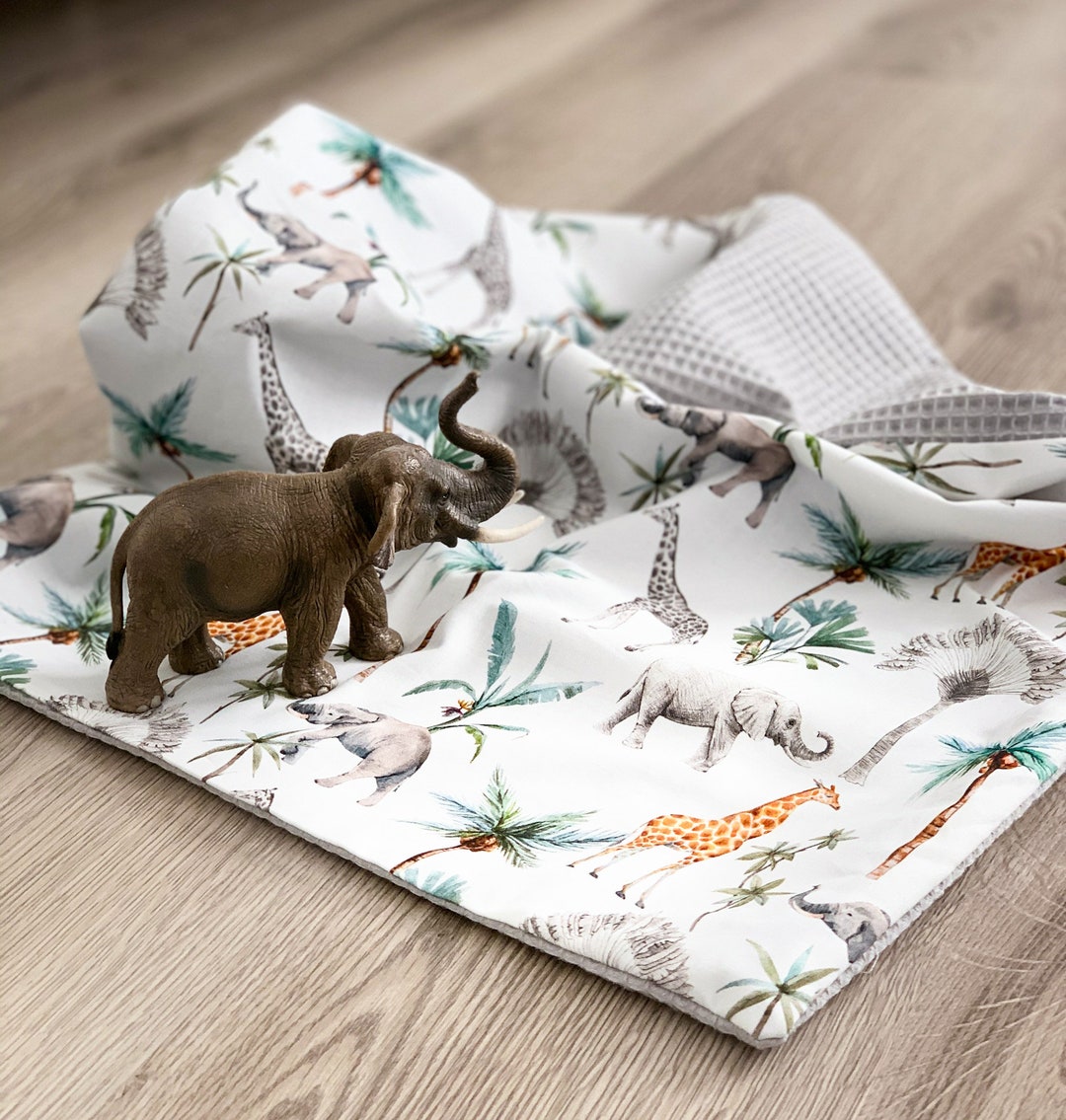 Buy Summer Blanket Baby Blanket Jungle Tumult/ Baby Blanket Online in