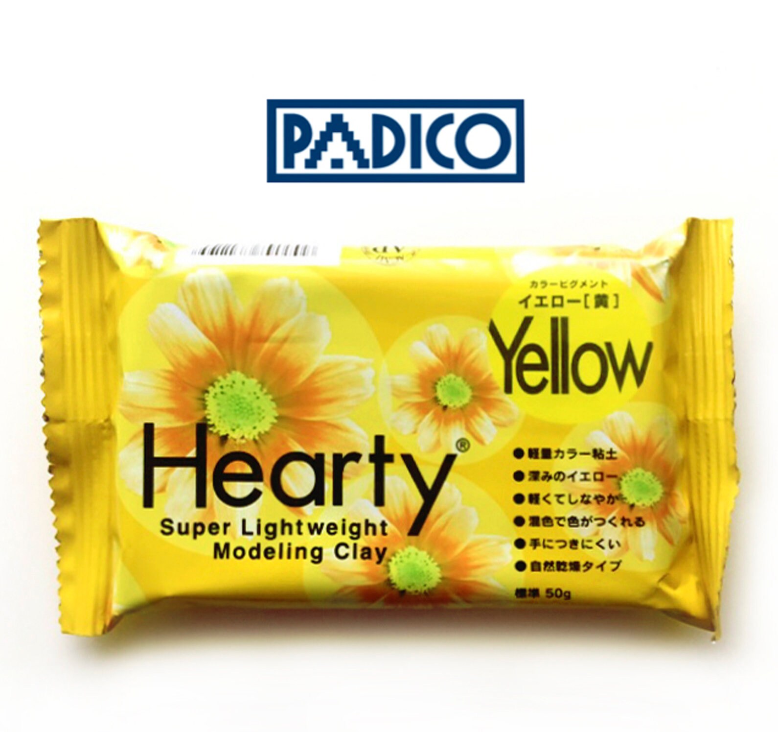 Padico Hearty Soft Clay - Yellow 50g - 22414242