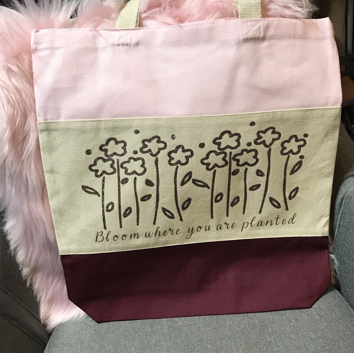 Vinyl Decal Tote Bags Etsy