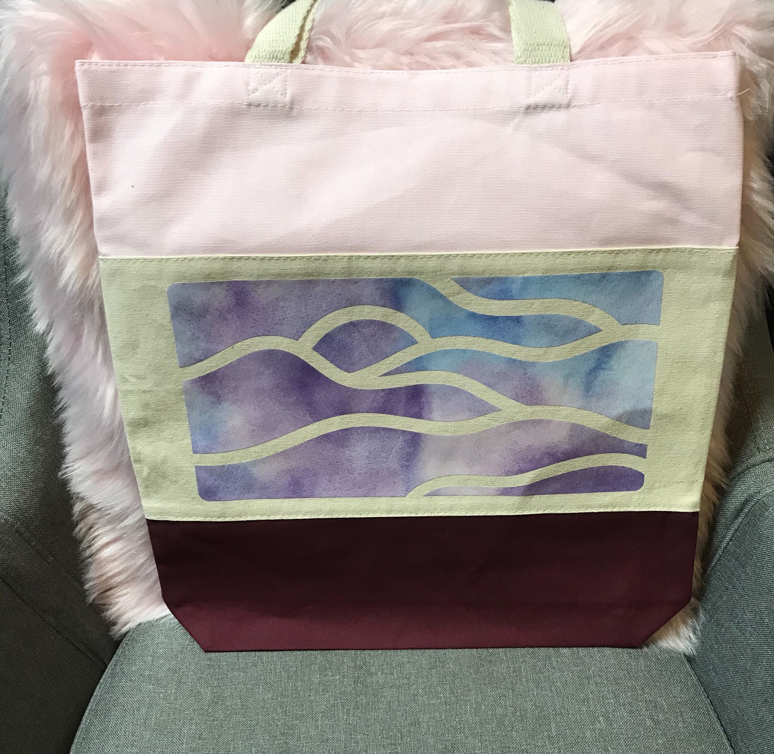 Vinyl Decal Tote Bags Etsy