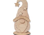 Laser Cut Wooden Gnome SVG Christmas Wood Set of Christmas DXF file for Laser Cut and CNC router Running laser cut files vector files vector