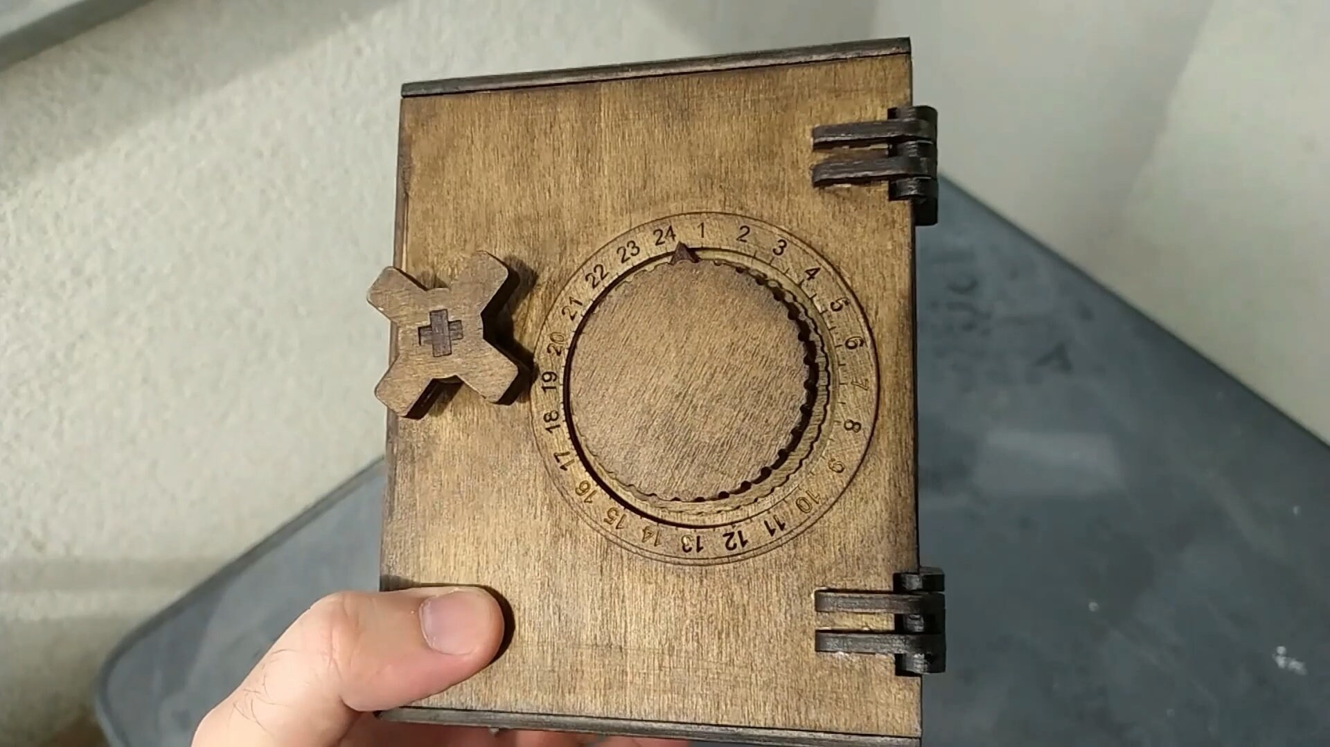 Wood Safe box for 4 mm wood with video instruction DXF file Etsy