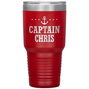 Personalized Captain and First Mate Gift, Custom Boat Tumbler Cup 30 oz, Lake Vacation Travel Mug, Lake Gift for Men, Women, Couple, Parents image 8