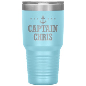 Personalized Captain and First Mate Gift, Custom Boat Tumbler Cup 30 oz, Lake Vacation Travel Mug, Lake Gift for Men, Women, Couple, Parents image 10